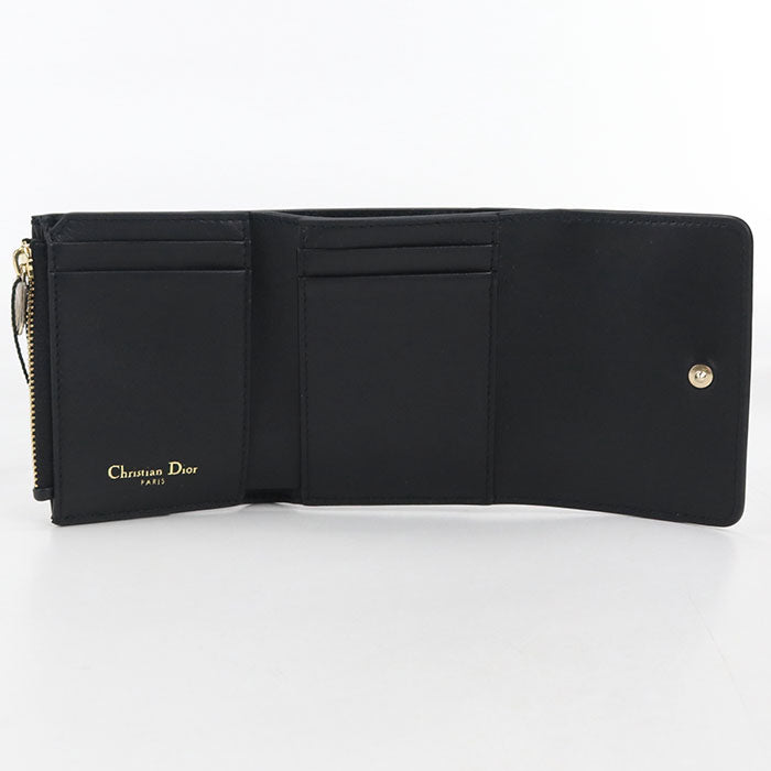 Dior Three fold wallet Calfskin Women's