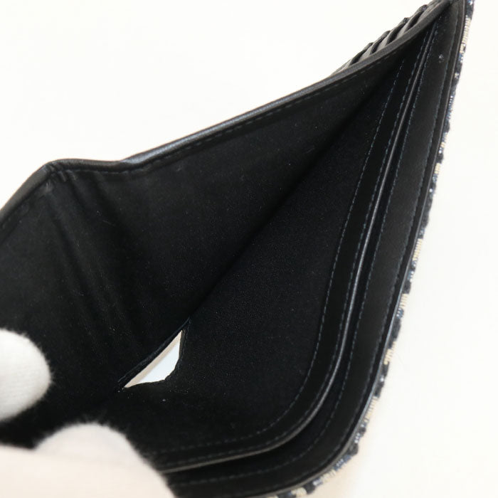 Dior Wallet with coin case Dior Oblique Folded wallet Jacquard Men's