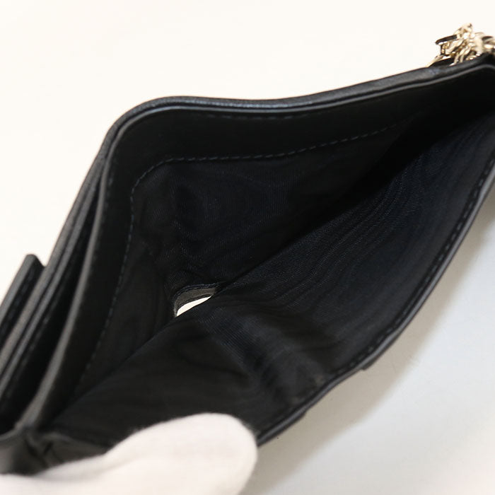 Dior Lotus Wallet Lady Dior S0181ONMJ_M900 Three fold wallet lambskin Women's
