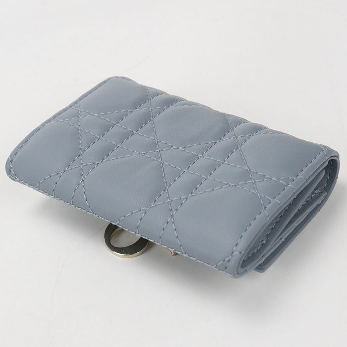Dior Glycine Wallet My Dior S0966ONMJ_M81B Folded wallet lambskin Women's