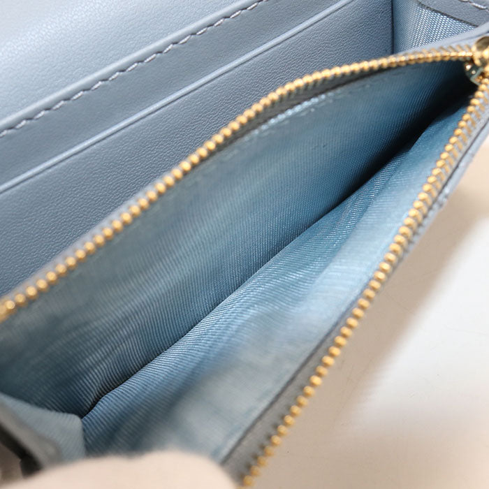 Dior Glycine Wallet My Dior S0966ONMJ_M81B Folded wallet lambskin Women's