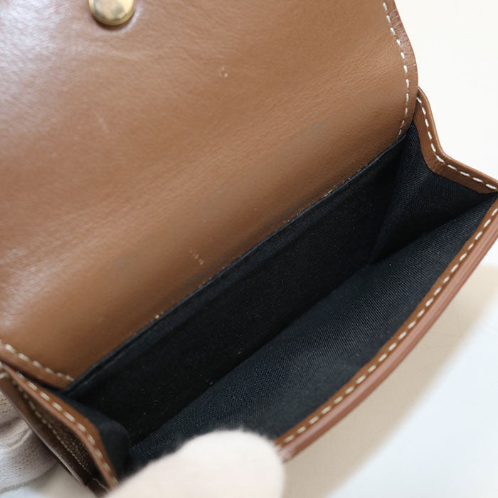 Dior cd diamond Three fold wallet PVC Men's
