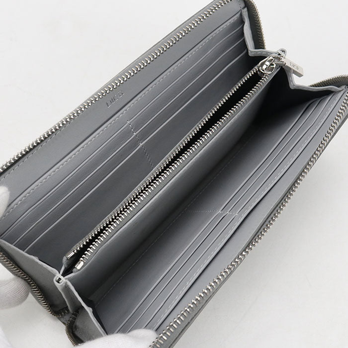 Dior Long zip wallet cd diamond PurseZip Around PVC Men's