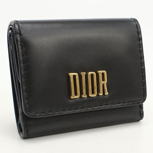 Dior Three fold wallet Calfskin Women's