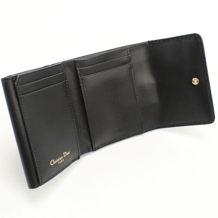 Dior Three fold wallet Calfskin Women's