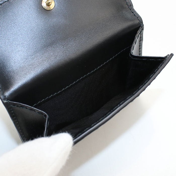 Dior Three fold wallet Calfskin Women's