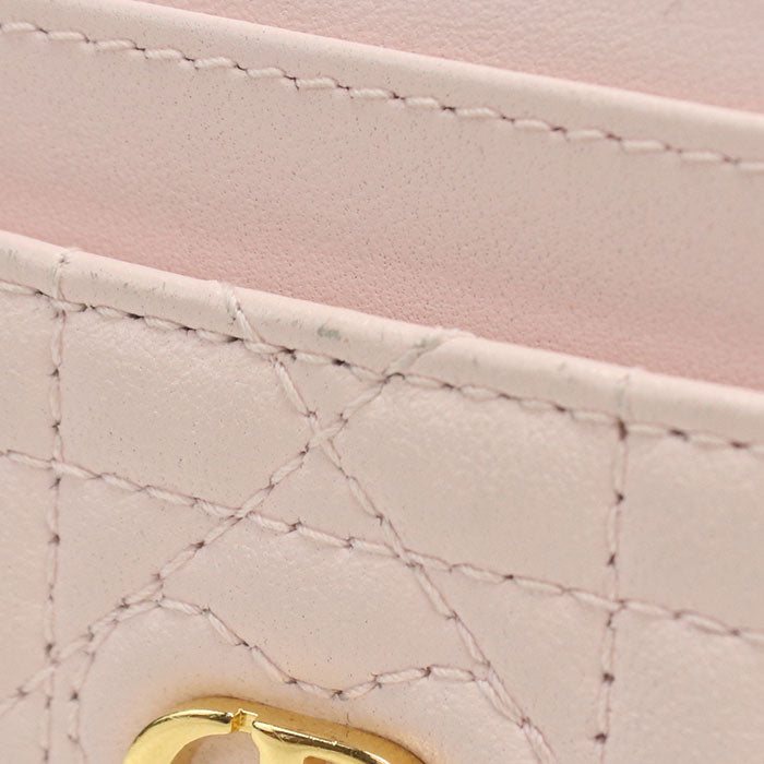 Dior Freesia Card Holder Dior Jolie Card Case/lambskin Women's
