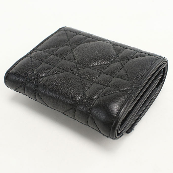 Dior dior caro Tri-fold wallet Calfskin Women's