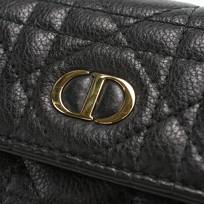 Dior dior caro Tri-fold wallet Calfskin Women's