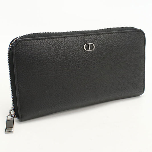 Dior Long zip wallet CD Icon 2ESBC252CDI PurseZip Around Calfskin Men's