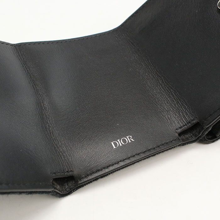 Dior Dior Oblique Tri-fold wallet/Jacquard Men's