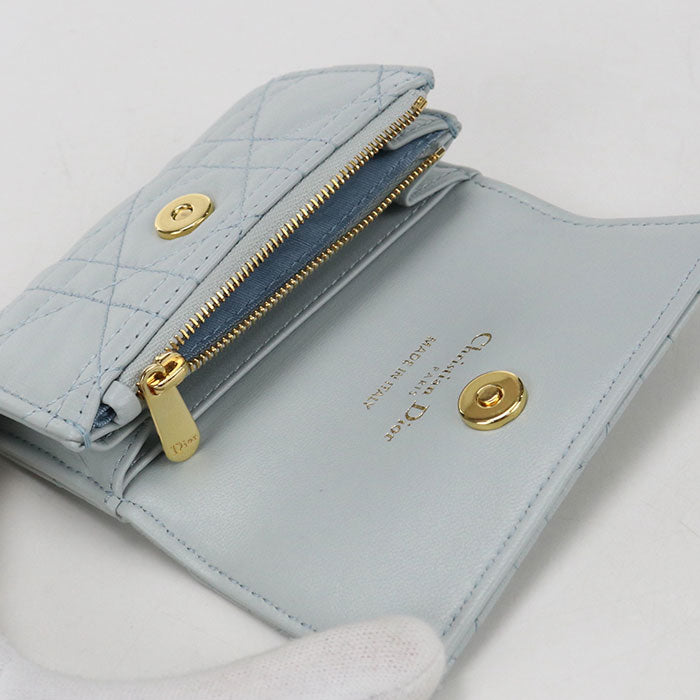 Dior Glycine Wallet Dior Jolie Bifold Wallet lambskin Women's