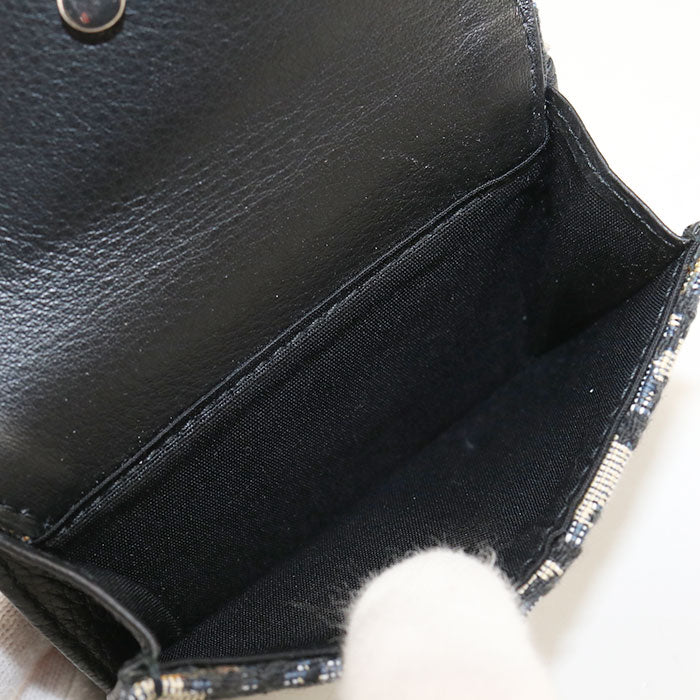 Dior Tri-fold wallet Dior Oblique Three fold wallet Jacquard Women's