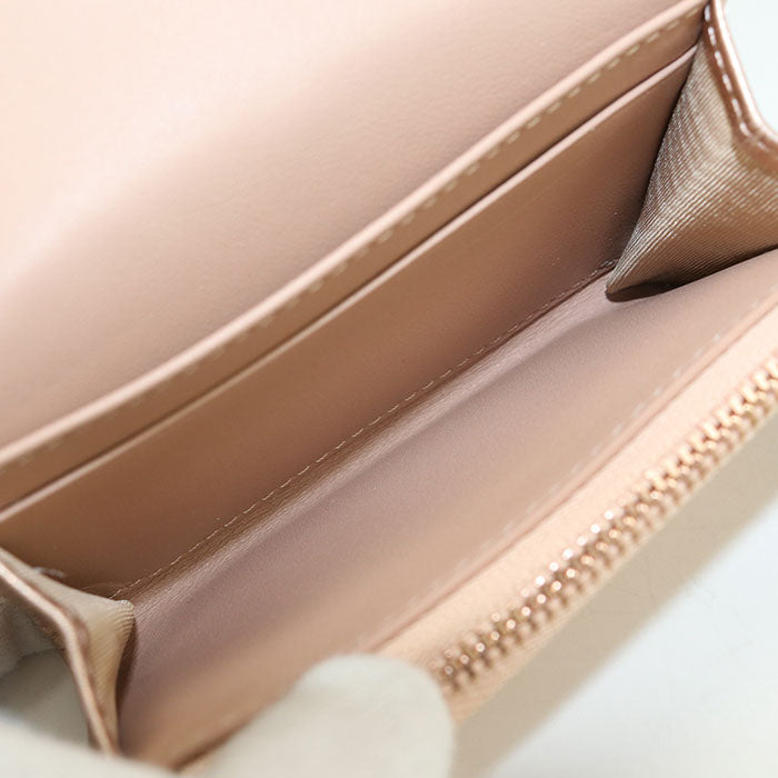 Dior Glycine Wallet Dior Caro Folded wallet Calfskin Women's