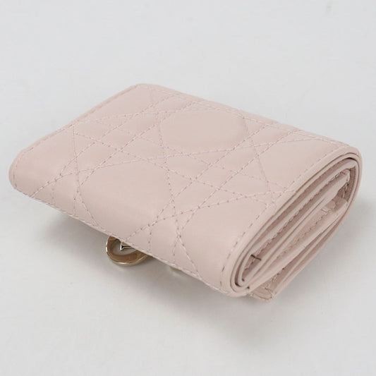 Dior Hibiscus L Zip Wallet My dior S6023ONMJ Tri-fold wallet lambskin Women's