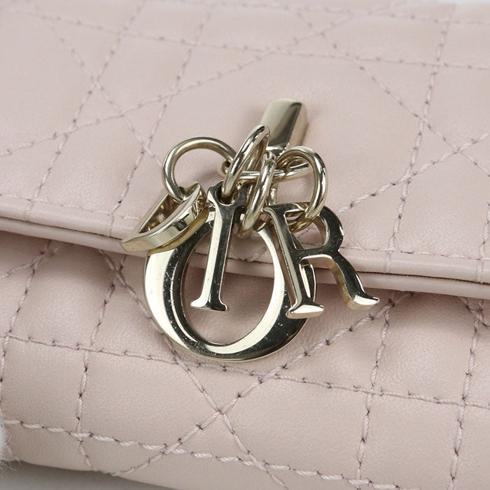 Dior Hibiscus L Zip Wallet My dior S6023ONMJ Tri-fold wallet lambskin Women's