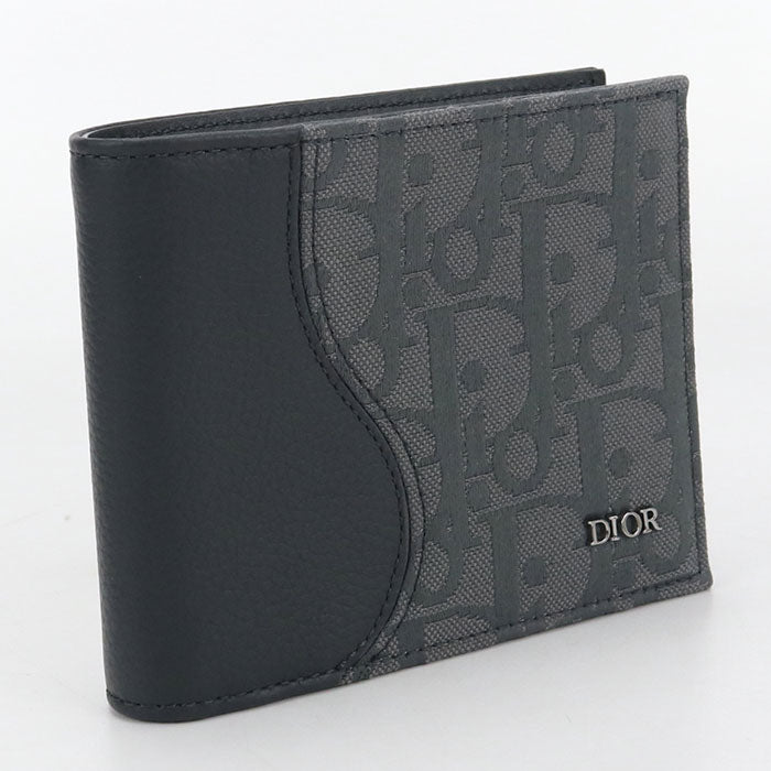 Dior saddle 2ADBC306 Bifold Wallet cotton Men's