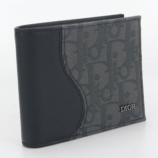Dior saddle 2ADBC306 Bifold Wallet cotton Men's