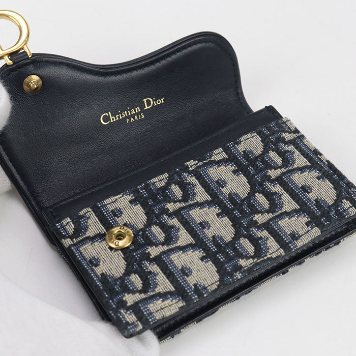 DIOR Bloom Card Holder saddle CD90101 name card holder/Bloom Card Holder Women