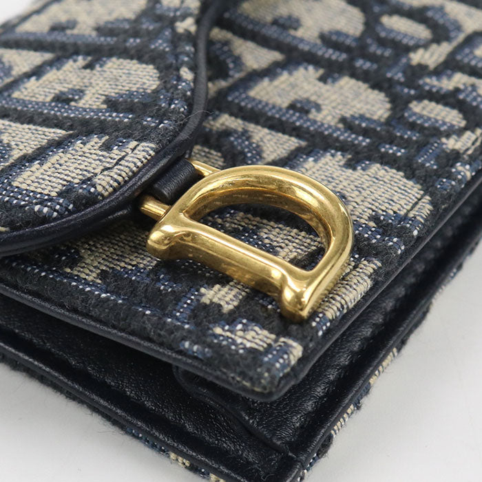 DIOR Bloom Card Holder saddle CD90101 name card holder/Bloom Card Holder Women