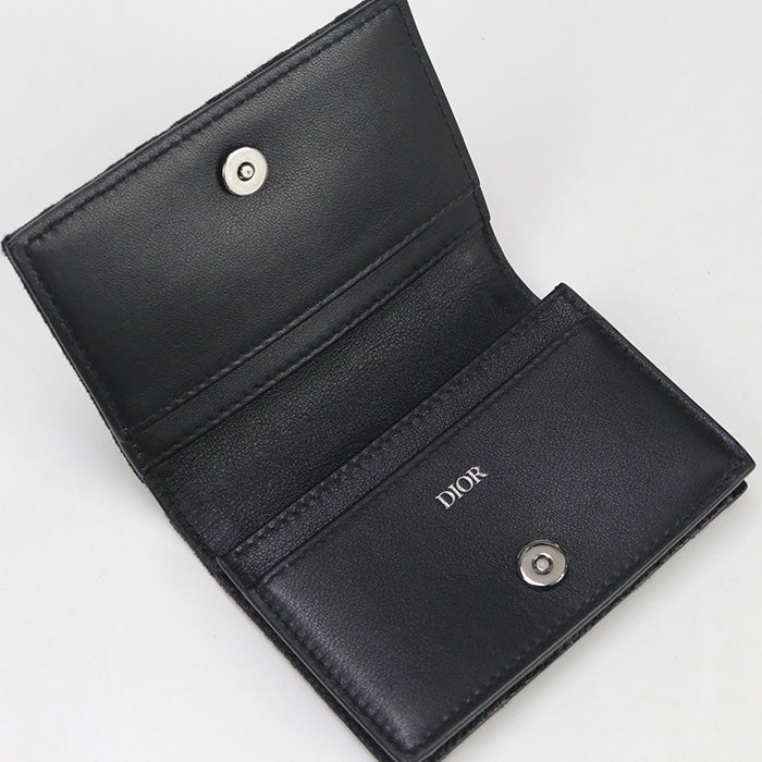 DIOR Business card holder DIOR Oblique CD90365 name card holder Jacquard/Business card holder mens