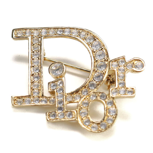DIOR logo CD93173 Brooch Rhinestone/Rhinestone Logo Brooch Women