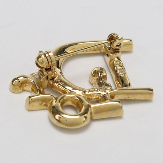 DIOR logo CD93173 Brooch Rhinestone/Rhinestone Logo Brooch Women