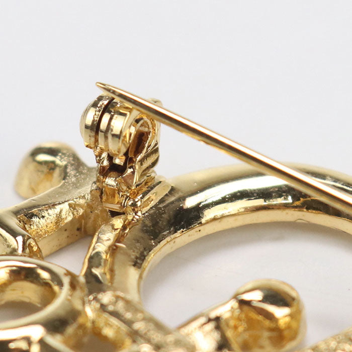 DIOR logo CD93173 Brooch Rhinestone/Rhinestone Logo Brooch Women