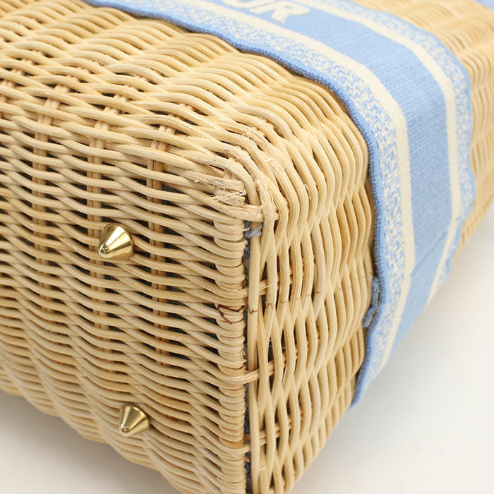 DIOR Lady DIOR Medium Handbag Wicker/Jacquard Women