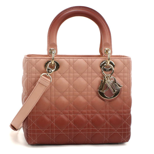 Dior medium Lady Dior Handbag lambskin Women
