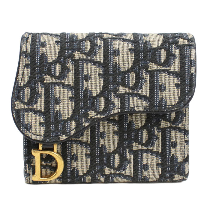 DIOR Lotus wallet saddle CD93988 Folded wallet/Lotus wallet Women