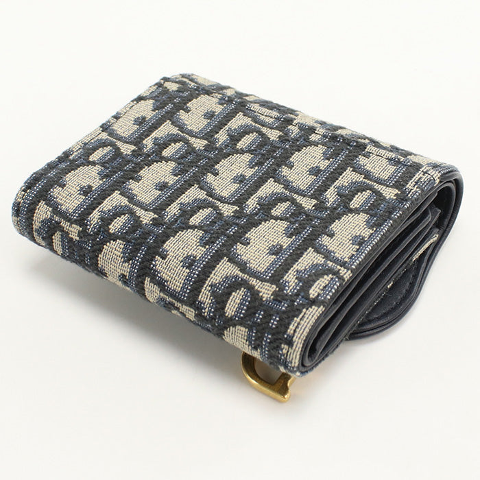 DIOR Lotus wallet saddle CD93988 Folded wallet/Lotus wallet Women