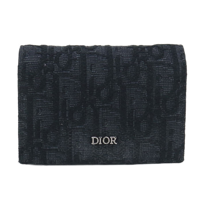 DIOR Business card holder DIOR Oblique 2ESCH178YSE H03E name card holder Jacquard mens