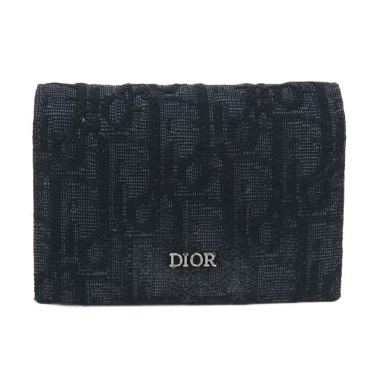 DIOR Business card holder DIOR Oblique 2ESCH178YSE H03E name card holder Jacquard mens