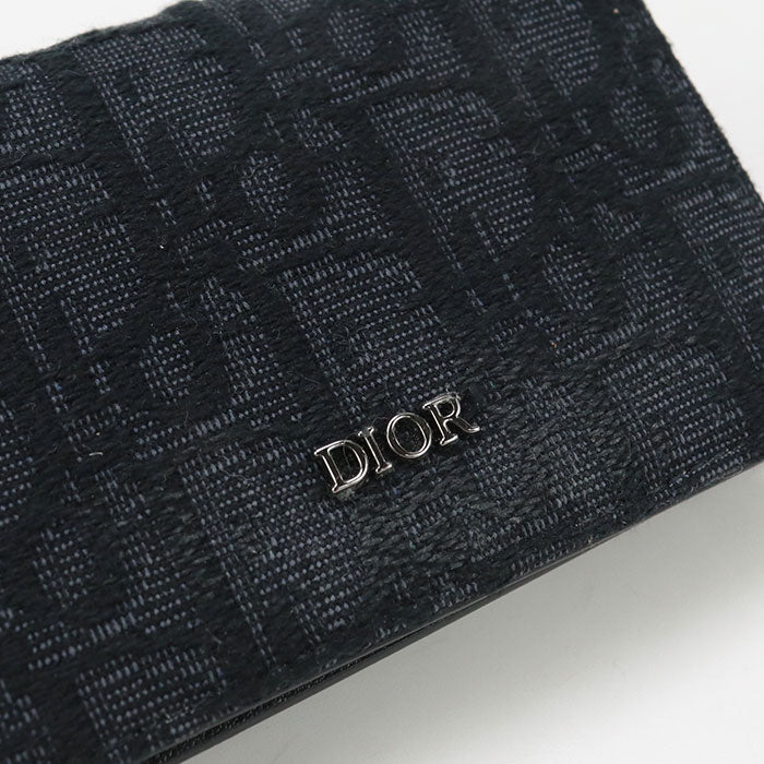 DIOR Business card holder DIOR Oblique 2ESCH178YSE H03E name card holder Jacquard mens