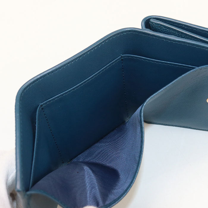 DIOR Tri-fold wallet DIOR Caro Three fold wallet leather Women