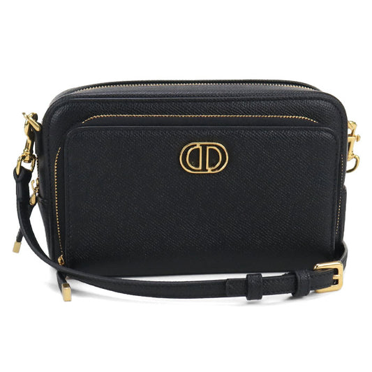 Dior double pouch Dior Caro S7431UBAE Diagonal shoulder bag Shoulder Bag leather Women
