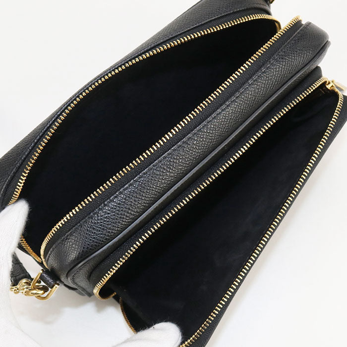 DIOR Diagonal shoulder bag leather Women