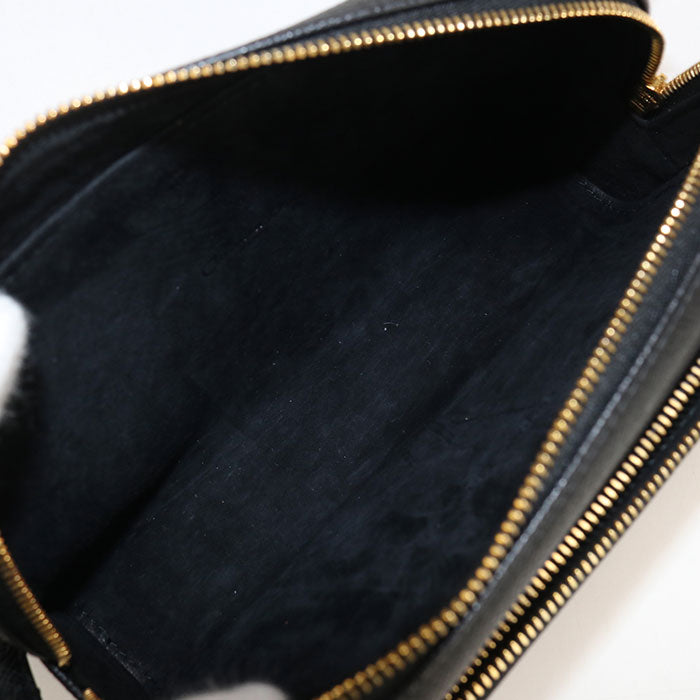 DIOR Diagonal shoulder bag leather Women