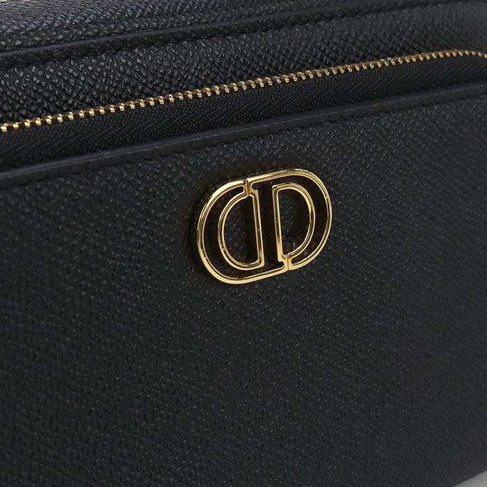 DIOR Diagonal shoulder bag leather Women