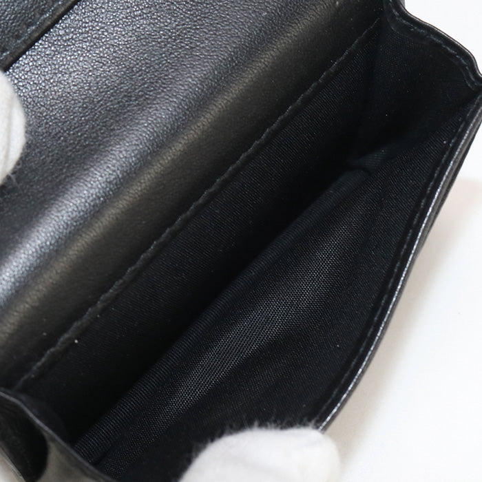 DIOR Business card holder Card Case Calfskin mens