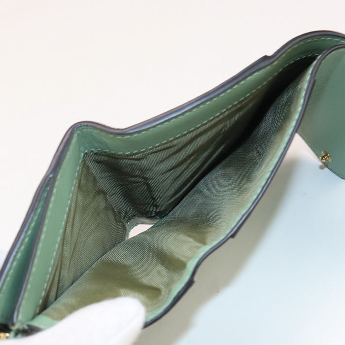 DIOR Lotus Wallet saddle CD96503 Three fold wallet leather/Lotus Wallet Women