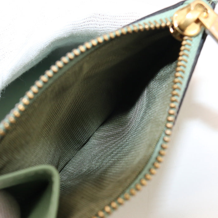 DIOR Lotus Wallet saddle CD96503 Three fold wallet leather/Lotus Wallet Women