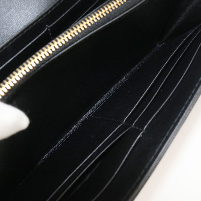 DIOR Orchid Long Wallet DIOR Caro S5039 UWHC M900 Long wallet with double fold coin purse Calfskin Women