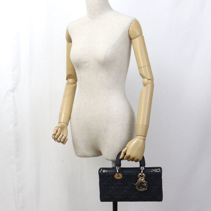 Dior Medium 2WAY Lady D-Joy M0540 Handbag denim/Calfskin Women