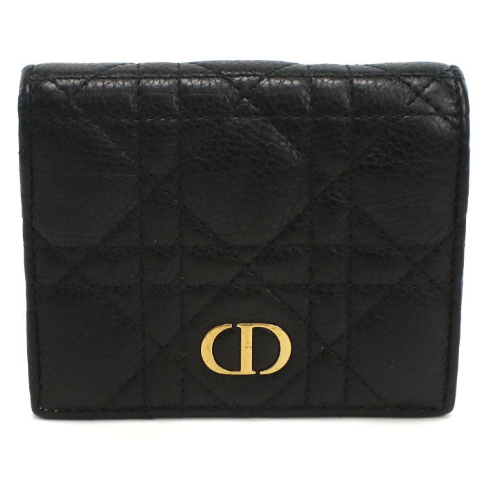 DIOR Bifold Wallet DIOR Caro Folded wallet leather Women