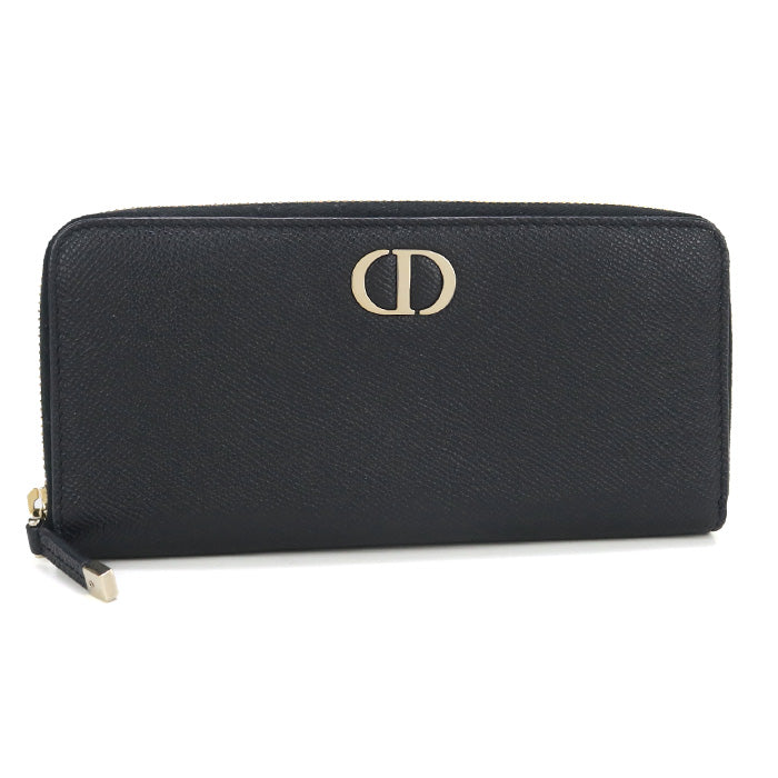 DIOR Long zip wallet 30 Montaigne PurseZip Around leather Women