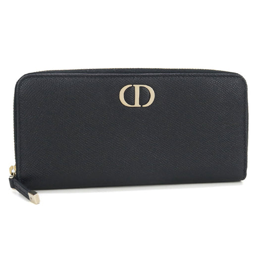 DIOR Long zip wallet 30 Montaigne PurseZip Around leather Women