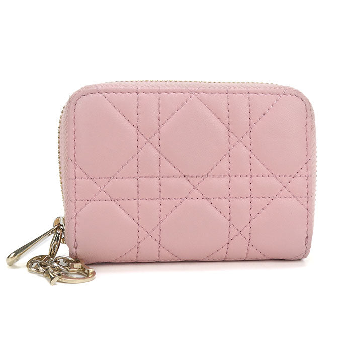 DIOR Zip coin case small Lady DIOR S0985 ONMJ Coin Pocket leather Women