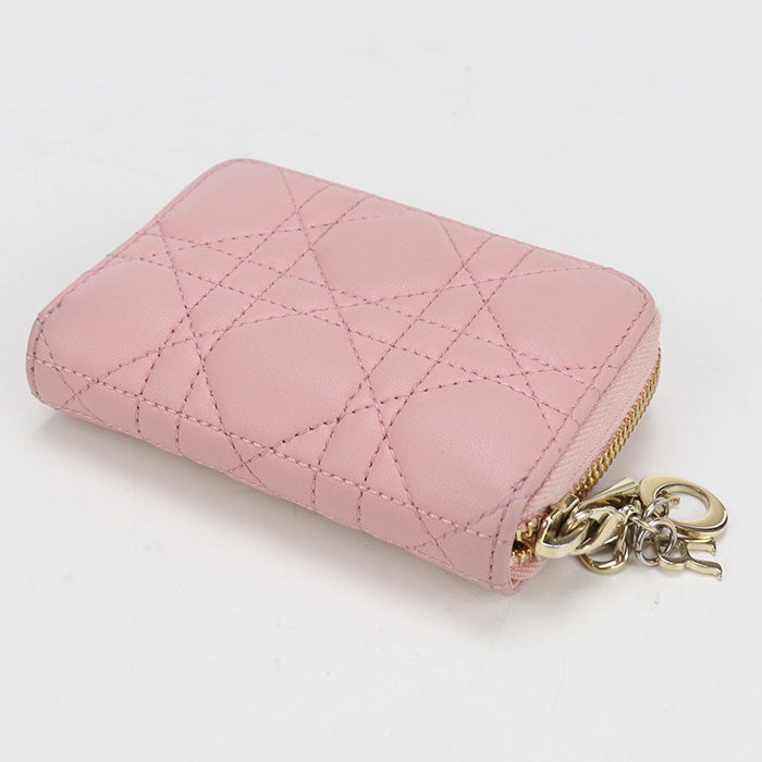 DIOR Zip coin case small Lady DIOR S0985 ONMJ Coin Pocket leather Women